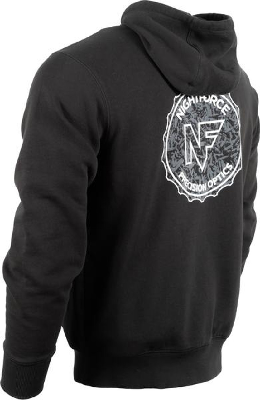 Textured Medallion Back Zip Hoodie (Unisex) - Nightforce Optics