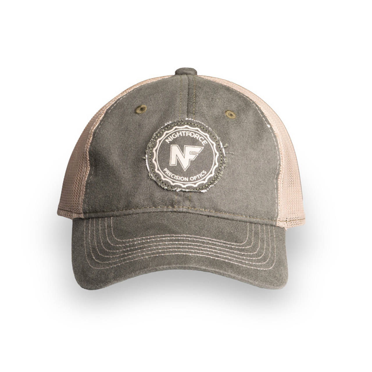 [NF]25SS★FY PATCH BLOCK BALL CAP NF Distressed Patch Dad Hat - Nightforce Optics
