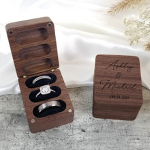 Personalized Engraved Wedding Ring Box