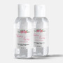 2oz Mini Hand Sanitizer Custom Wedding Favor - Pink Share Love - (12 Bottles)
