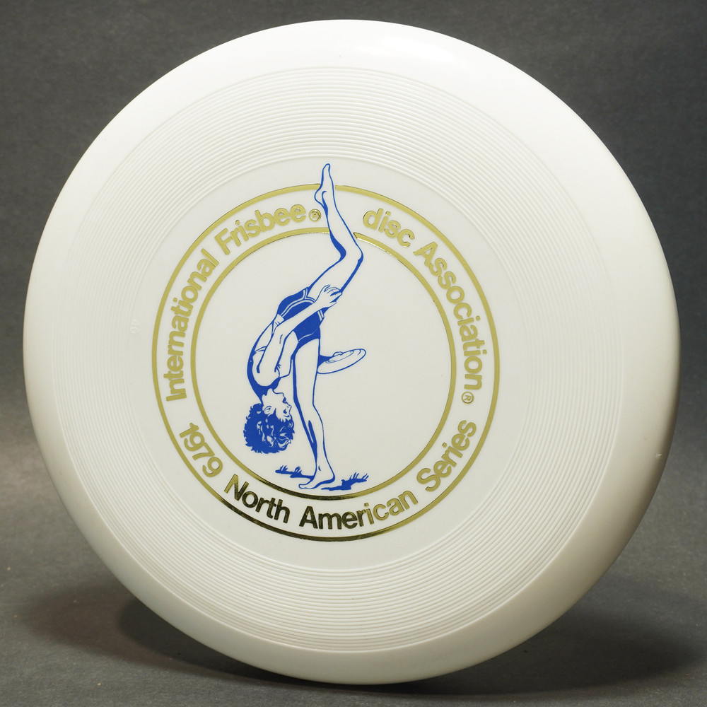 Wham-O North American Series Disc (40 Mold) '79 White Cahow Blue