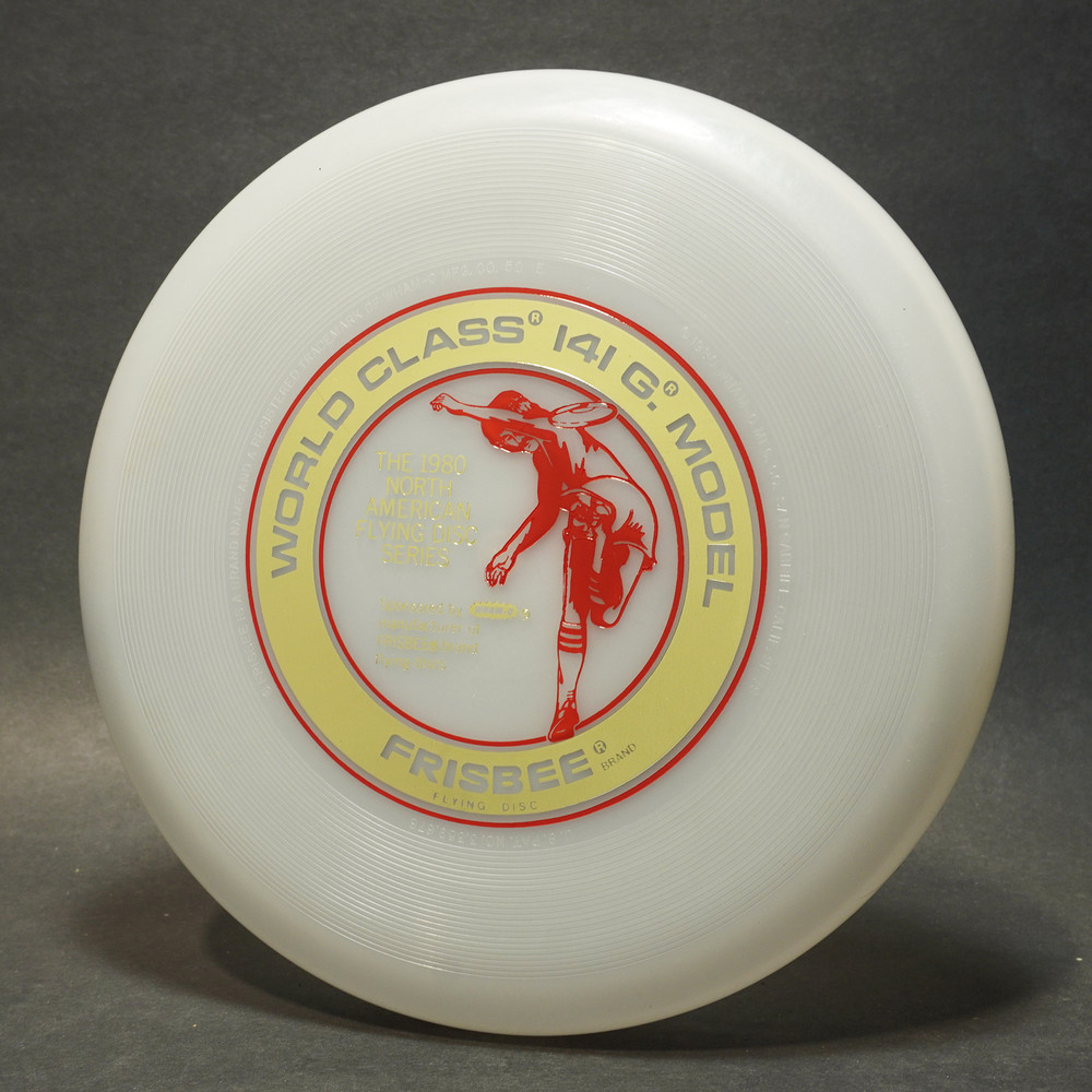 Wham-O North American Series Disc (50 E Mold) '80 Clear w/ Red Beukelman