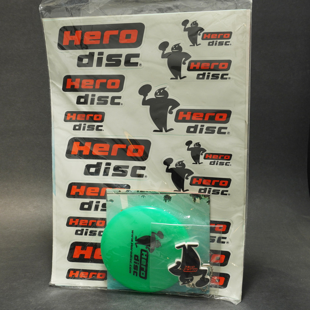 Hero Disc Stickers, Mini, and Key Chain