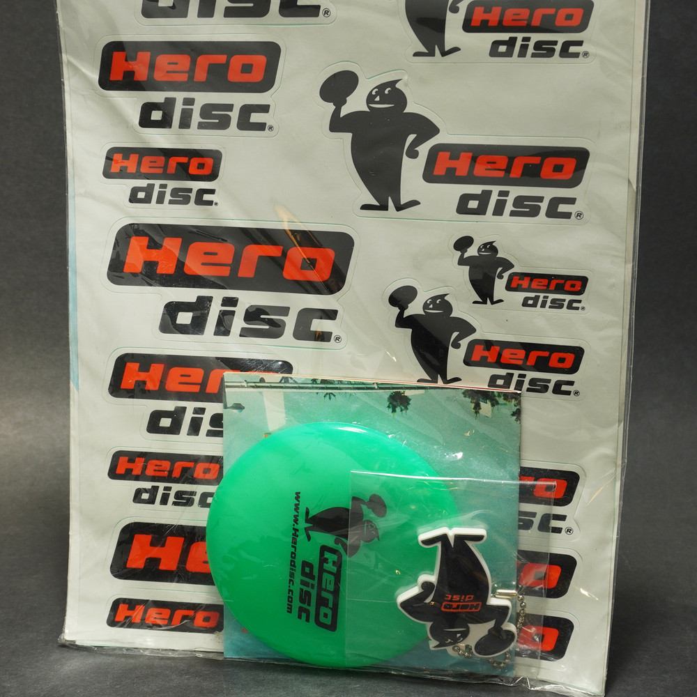 Hero Disc Stickers, Mini, and Key Chain