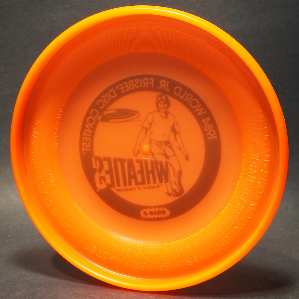 Wham-O Fastback Frisbee (FB 17) 1984 World Jr. Frisbee Disc Contest Wheaties