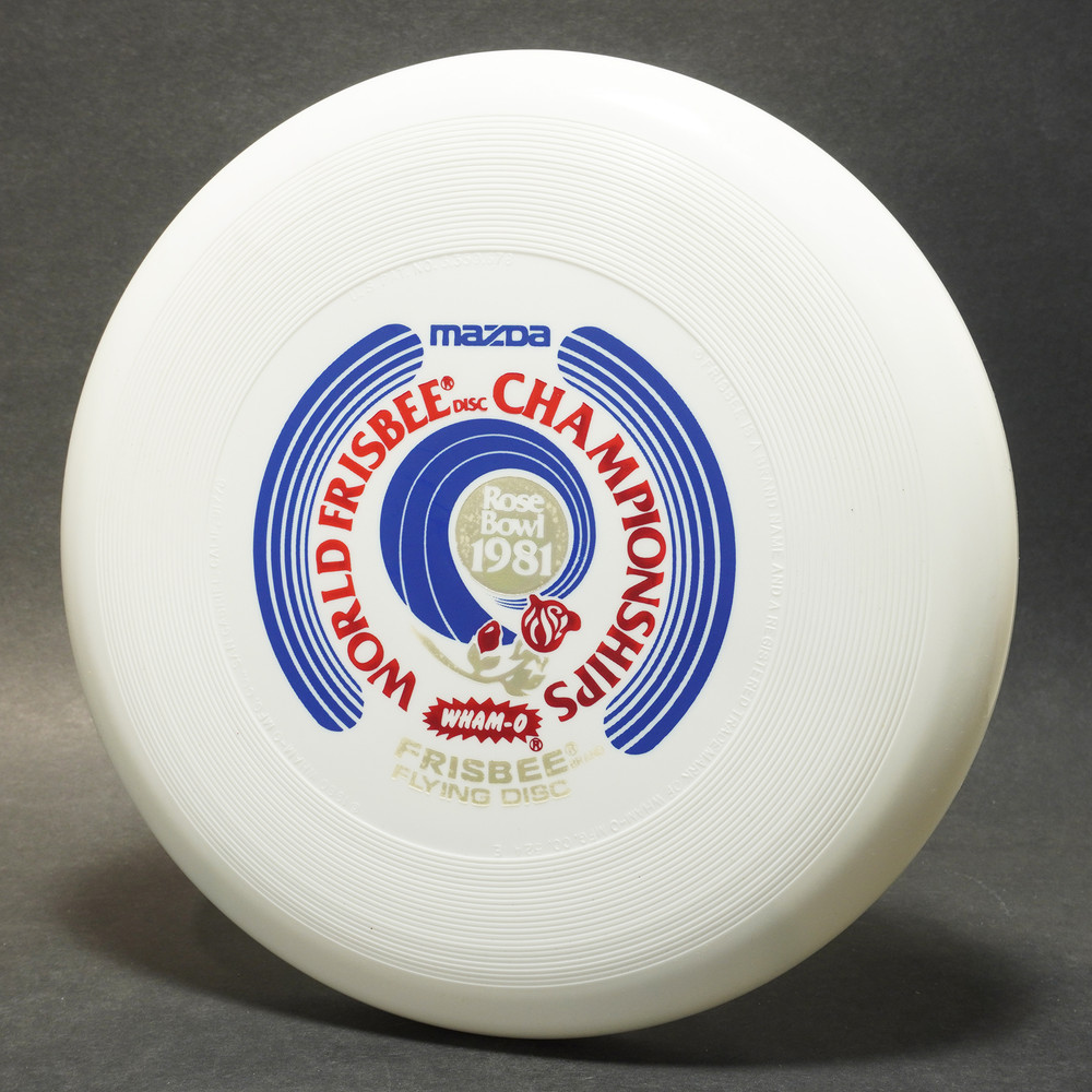 Wham-O  Frisbee (42A F mold) Rose Bowl 1981 World Frisbee Disc Championsips