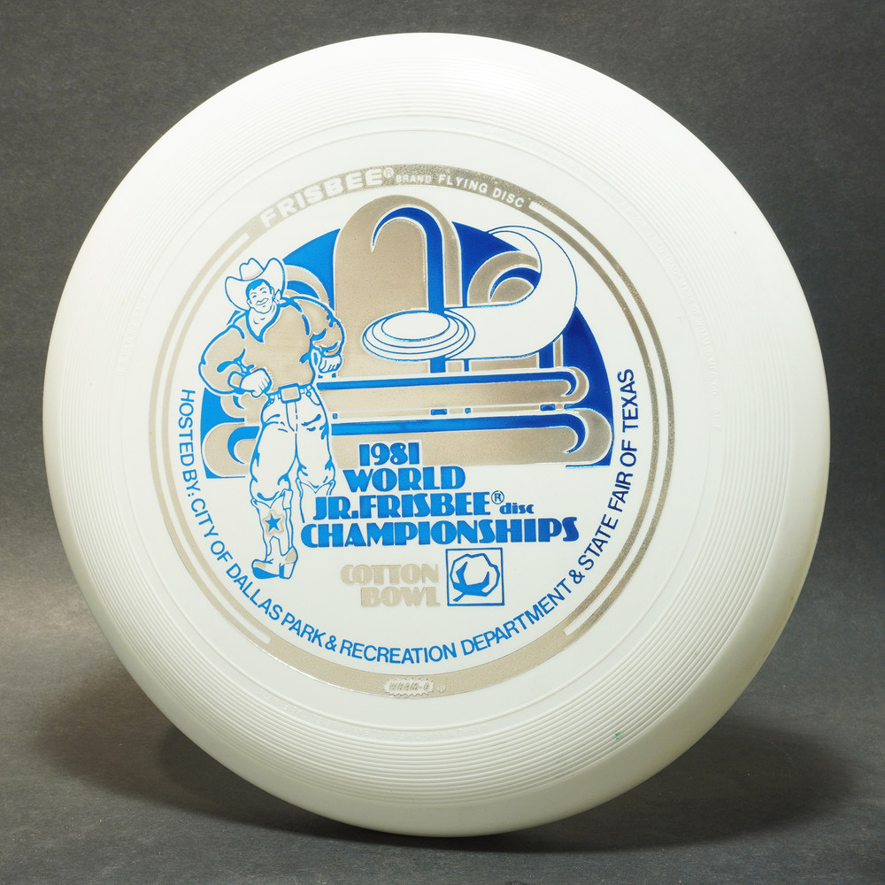 Wham-O Frisbee (81 E mold) 1981 World Jr. Frisbee Championships