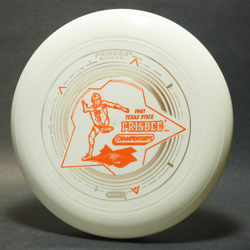 Wham-O Frisbee (80 E Mold) 1981 Texas State Frisbee Championships - 1