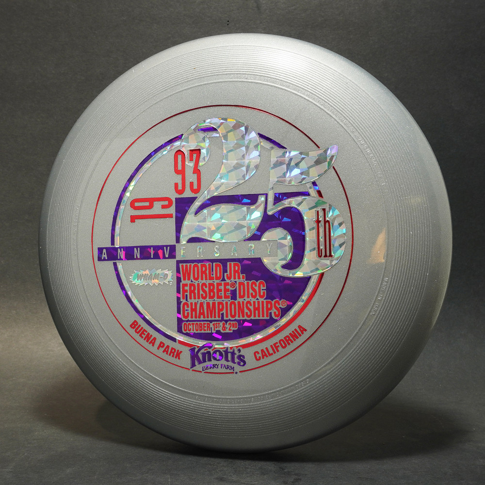 Wham-O Frisbee (82 E mold) 25th Anniversary World Jr Frisbee Disc Championships 1993 - 2