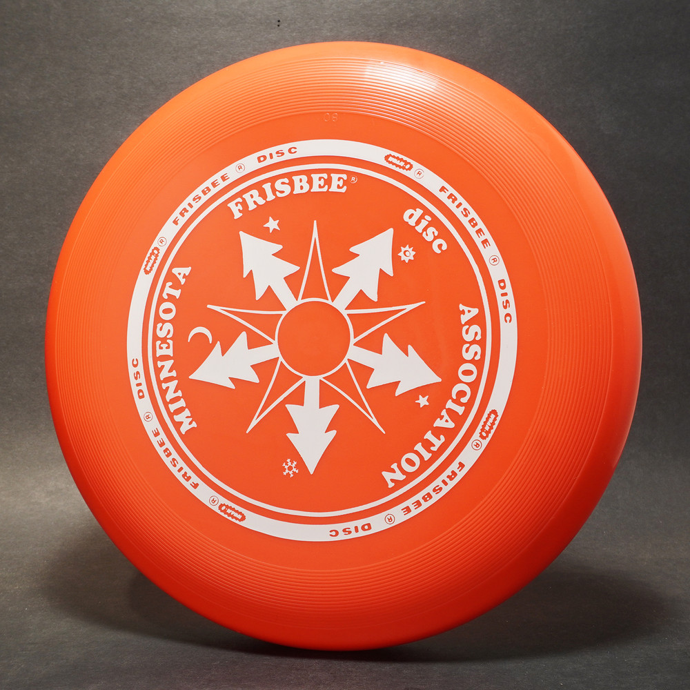 Wham-O World Class Frisbee (80 Mold) Minnesota Frisbee Disc Association Orange