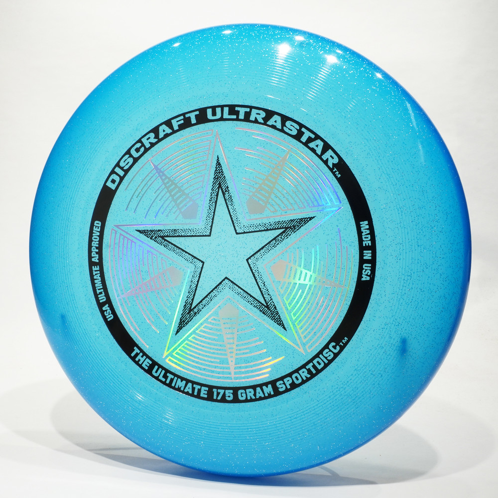 Discraft UltraStar Sportdisc 175g Stock Blue Sparkle