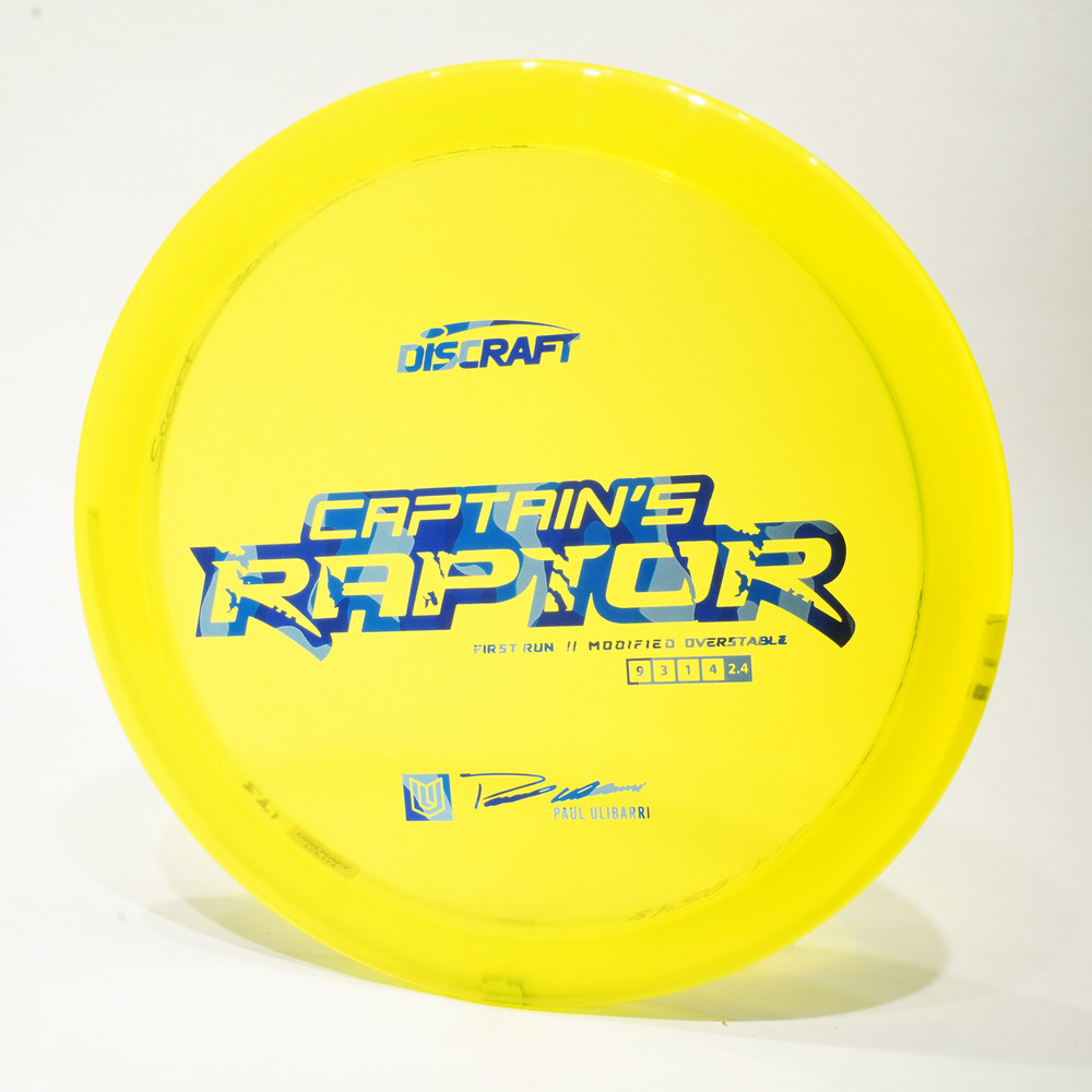 Discraft First Run Captain's Raptor (Special Z Line) Ulibarri - used