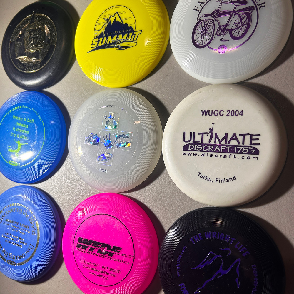 Assorted 9-Pack of Various Manufacturers Disc Golf Marker Discs