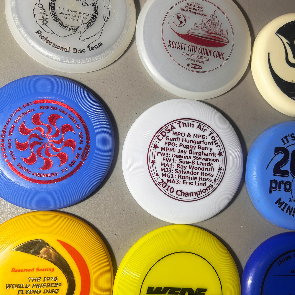 Assorted 9-Pack of Assorted Disc Golf Marker Minis