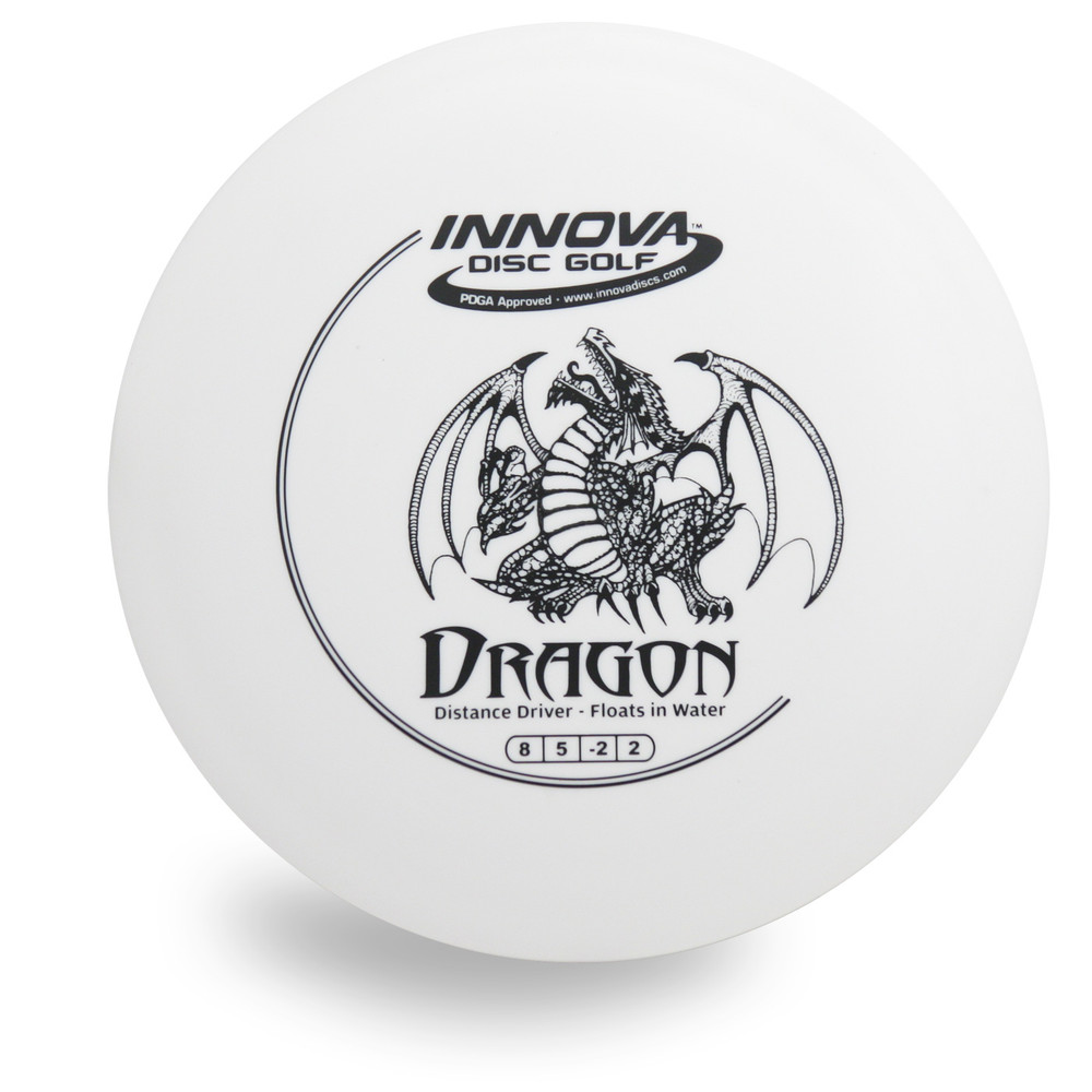 Innova DX Dragon Disc Golf Driver Floats in Water! Front View white