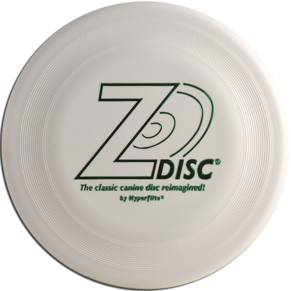 WHITE HYPERFLITE Z DISC K9 FRISBEE DOG DISC