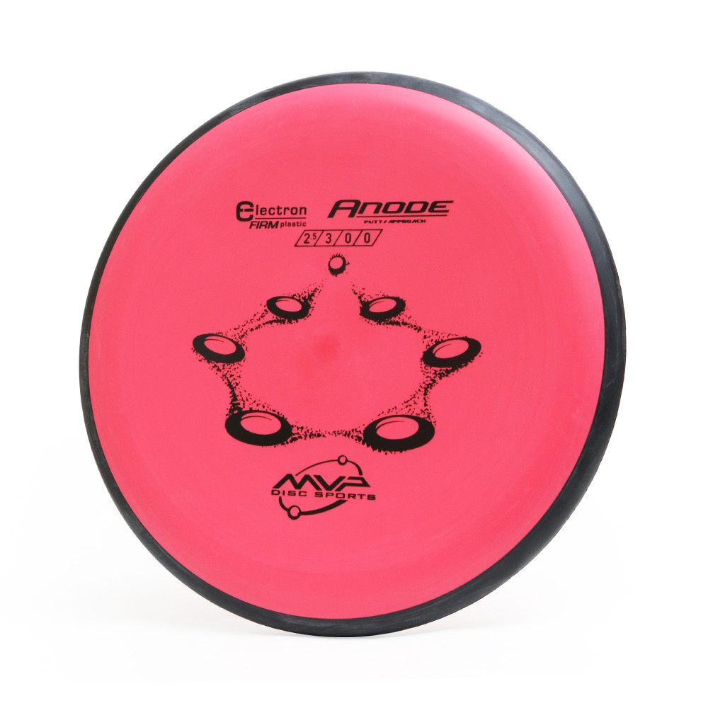 MVP ELECTRON FIRM ANODE PUTTER AND APPROACH GOLF DISC - red front view