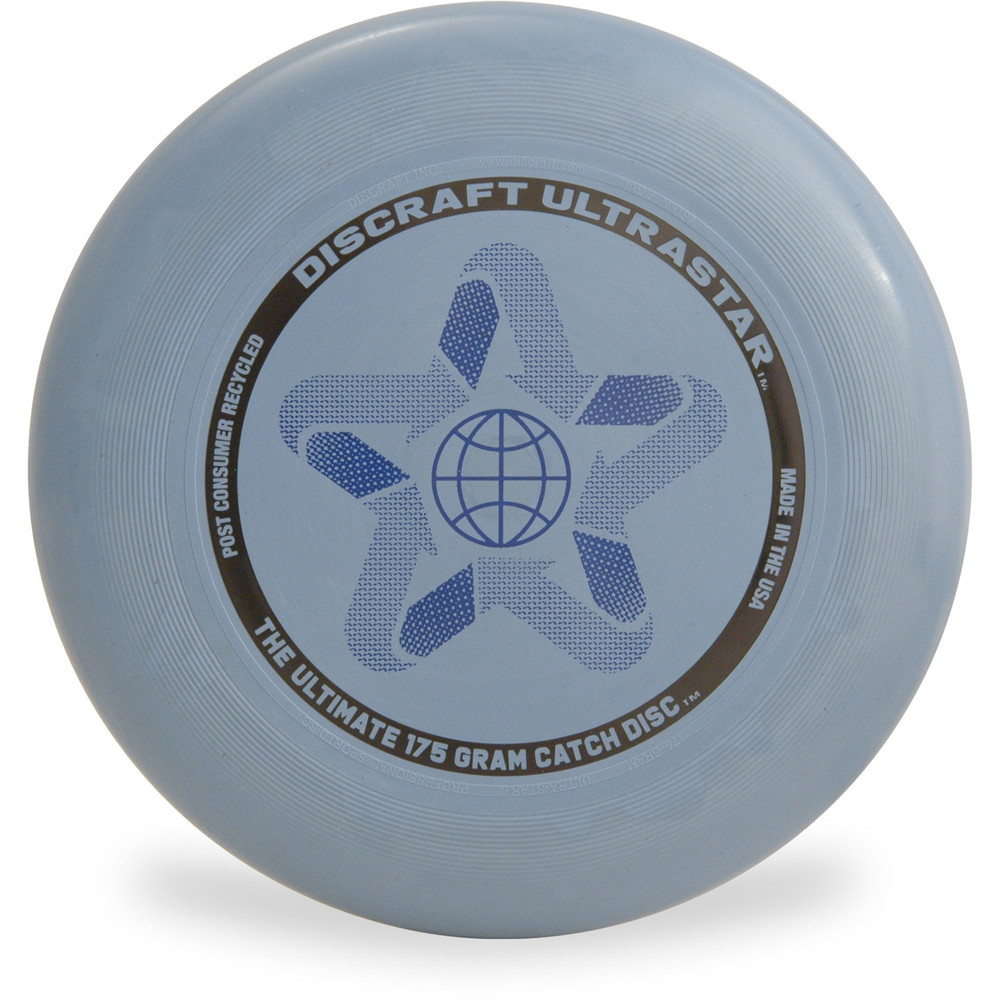 Discraft ULTRASTAR - 175g Post-Consumer Recycled Blue Top View