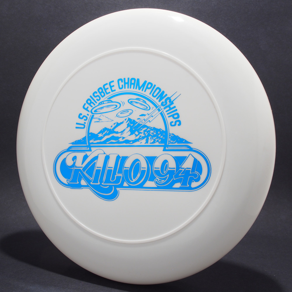 KILO 94 US Frisbee Championships White w/ Blue Foil