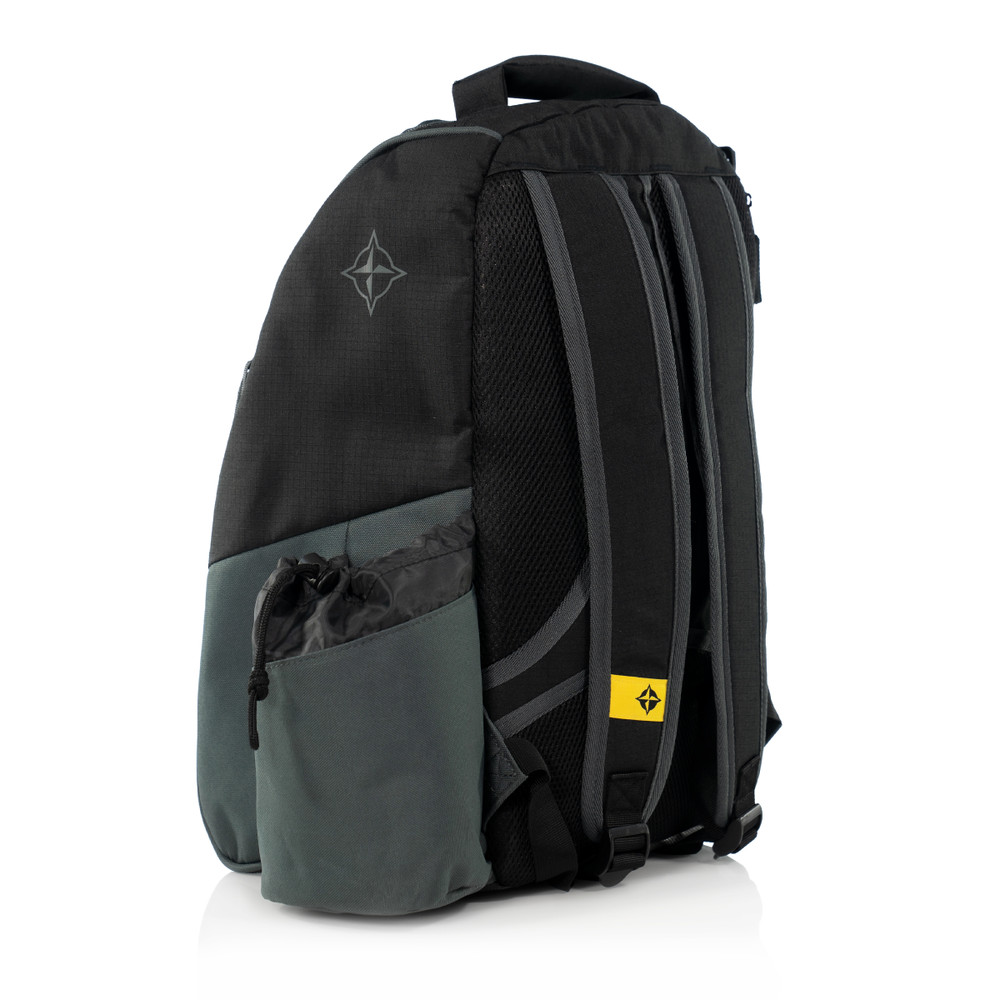 Innova ADVENTURE BAG. Shows a black and gray bag pointing to the viewer's left and away.