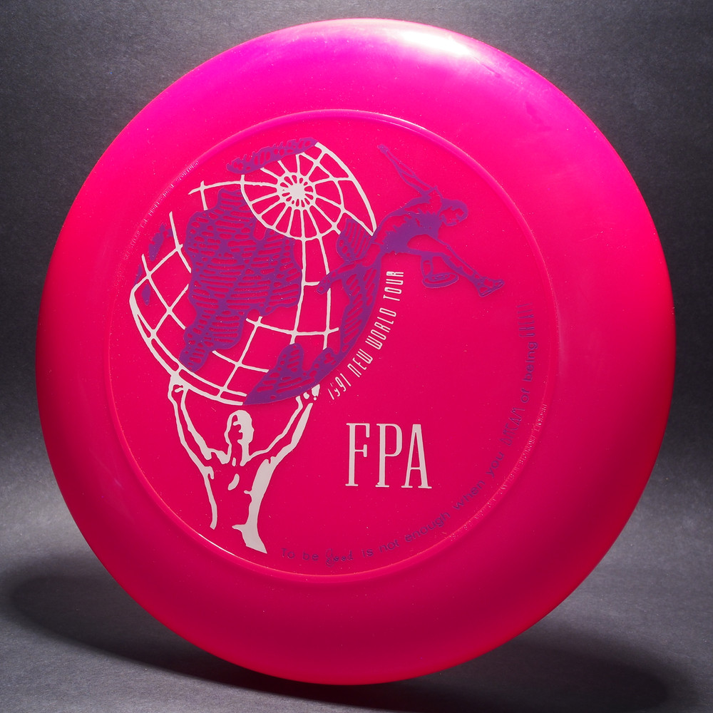 Sky-Styler FPA 1991 New World Tour Disc Bright Pink w/ Purple and White Matte