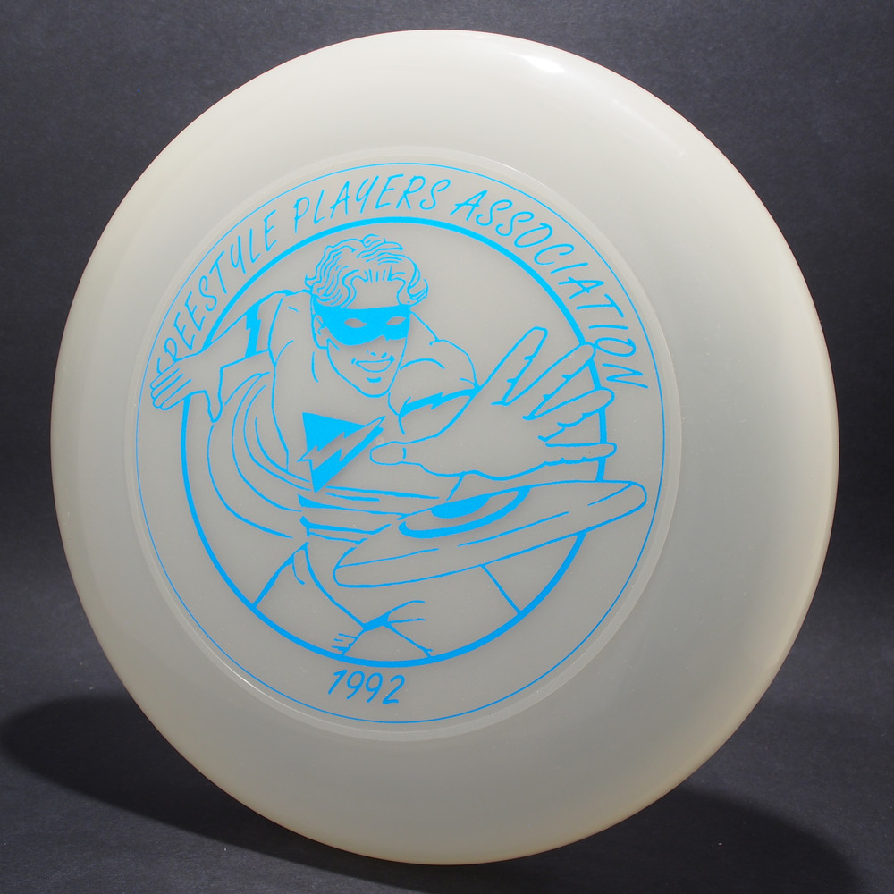 Sky-Styler 1992 FPA Freestyle Players Association Tour Disc UV/Clear w/ Metallic Blue - T80 - Top View