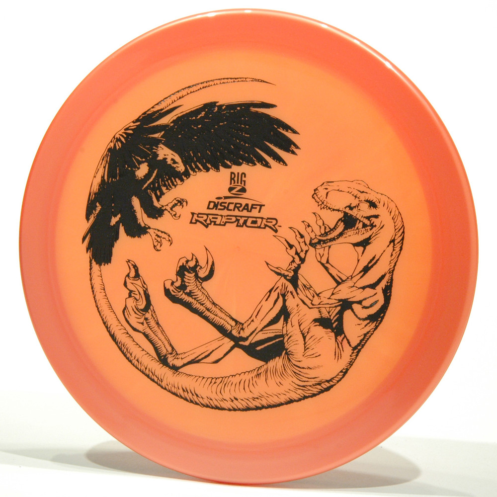 Discraft Raptor (Big Z) Orange Top View