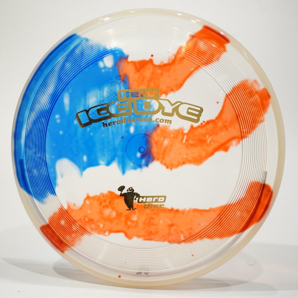 Hero Disc Super Hero 235 Ice Dye - Canine Flying Disc (Asst Dyes)