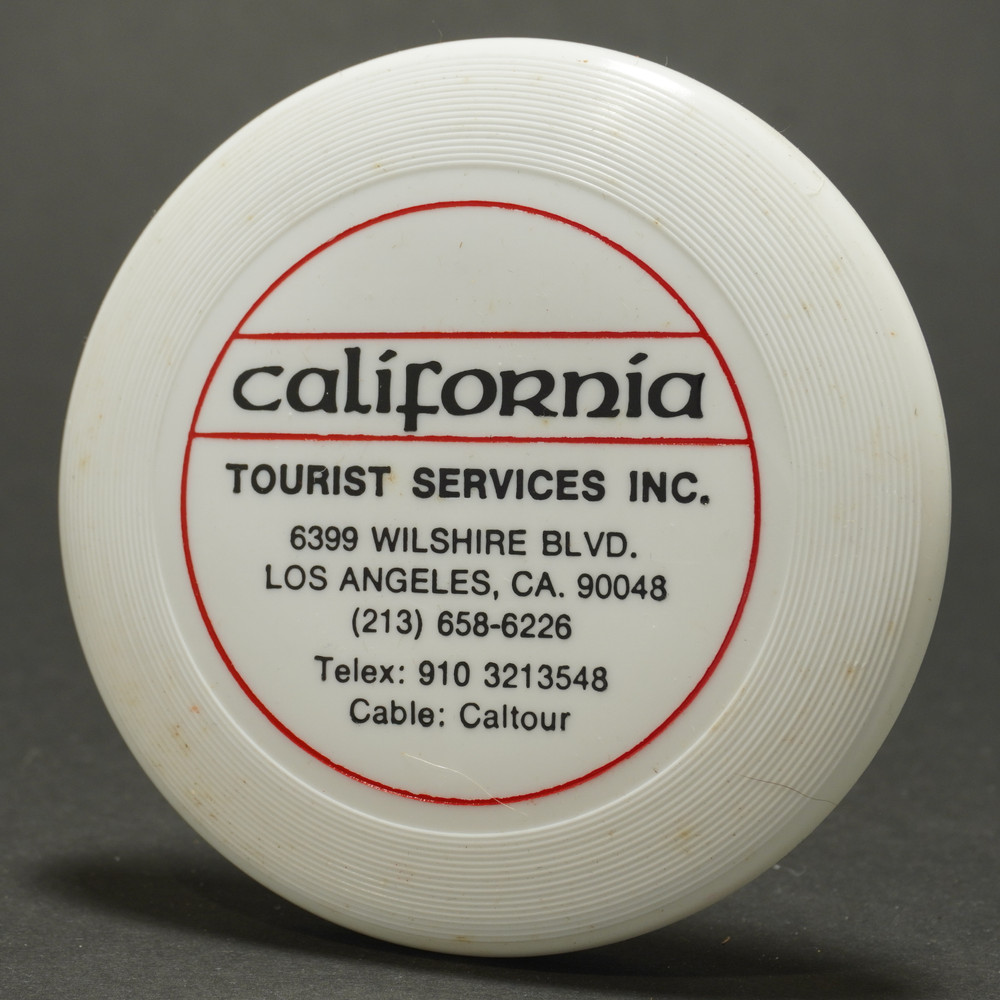 GSC Wham-O Calling Card & Promo Mini - California Tourist Services
