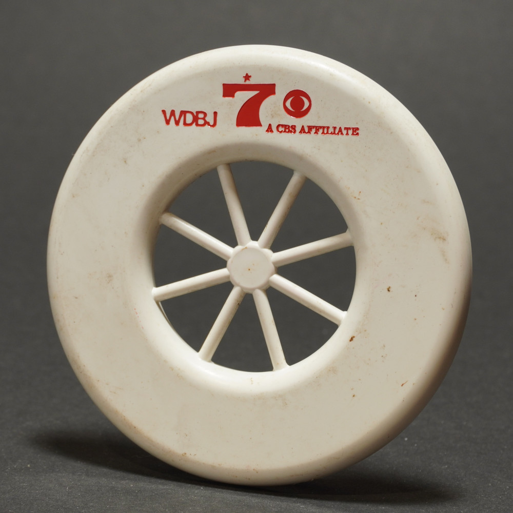 Wagon Wheel Mini ring  WDBJ Promo- Unknown Manufacturer -White