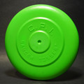 CPI Saucer Tosser  1/1000 label Raised Letters - Green