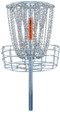 DGA MACH X DISC GOLF BASKET, cement-mounted, permanent