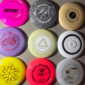 Assorted 9-Pack of Mostly Wham-O  Disc Golf Marker Minis