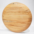 Solid Hard Wood Disc Golf Shaped Blank Wormy Maple 7 Inch