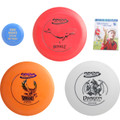 Innova Complete Disc Golf Gift Set - 3 Discs Pack (Floating Driver) + Mini Marker Disc, Rules