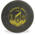Westside Discs BT MEDIUM HARP Disc Golf Putter - front view black