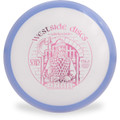 Westside Discs VIP GATEKEEPER Mid-Range Golf Disc Top View Purple