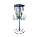 Discraft CHAINSTAR LITE Basket for Disc Golf - blue version - shows entire basket with portable base