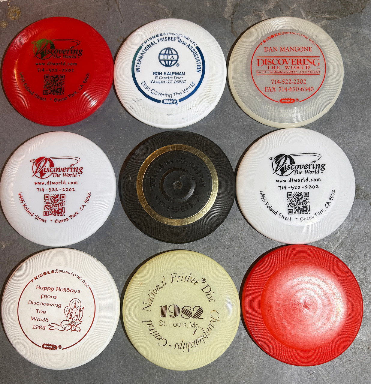 Wham-O Mini 9-Disc Set Featuring DTW - WRIGHTLIFE.COM ACTION