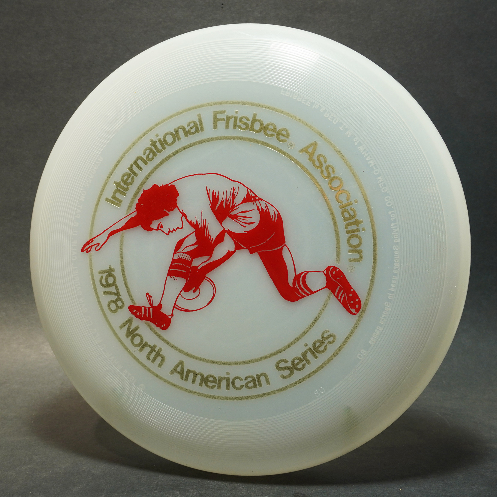 Frisbee Vintage Wham-O Master Tournament Model - 27 Cm - Plastique Et Caoutchouc