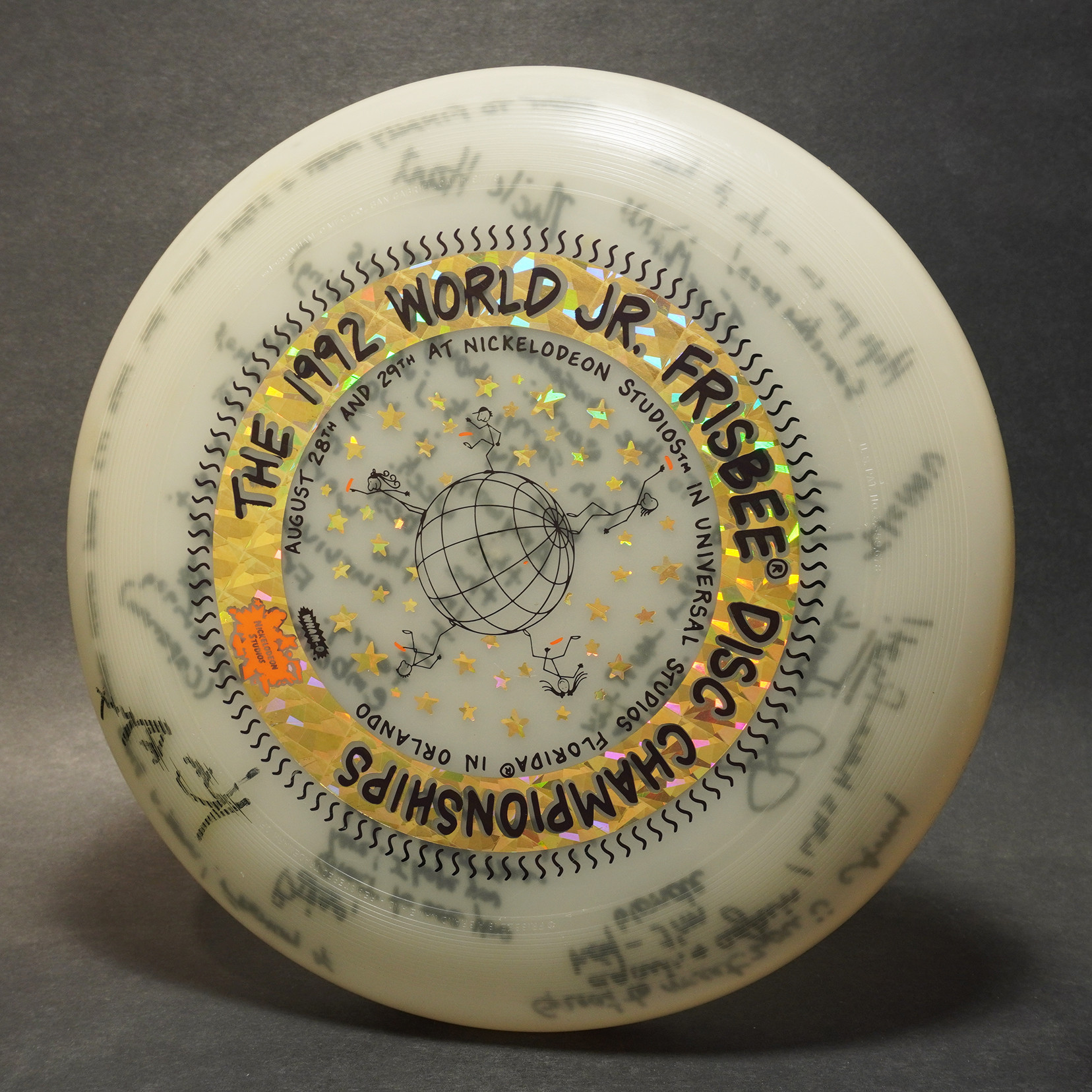 Frisbee Vintage Wham-O Master Tournament Model - 27 Cm - Plastique Et Caoutchouc