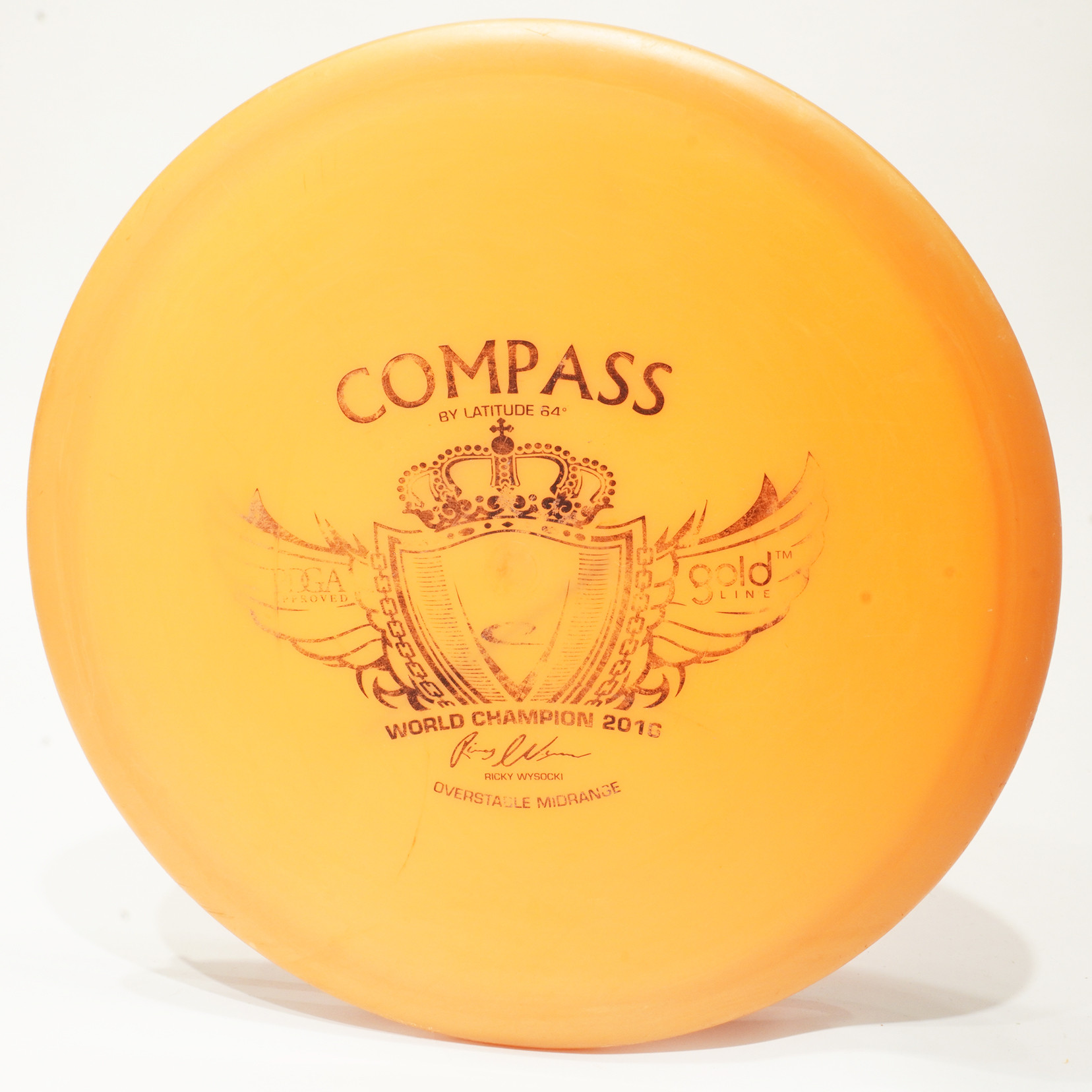 Latitude 64 Ricky Wysocki 2016 World Champion Gold Compass - Used