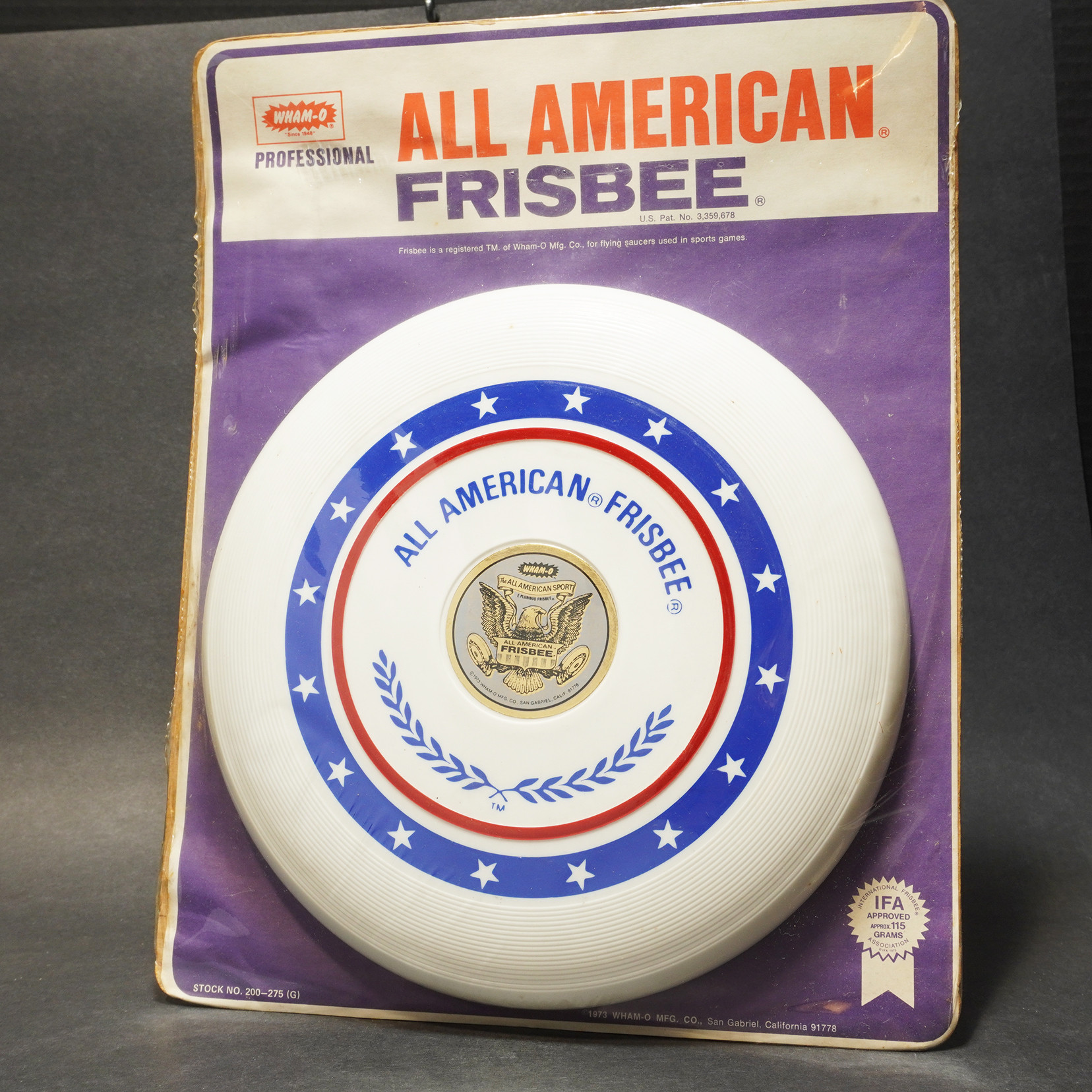 WHAM-O FRISBEE POCKET PRO 25G MODÈLE BLANC VINTAGE 1980