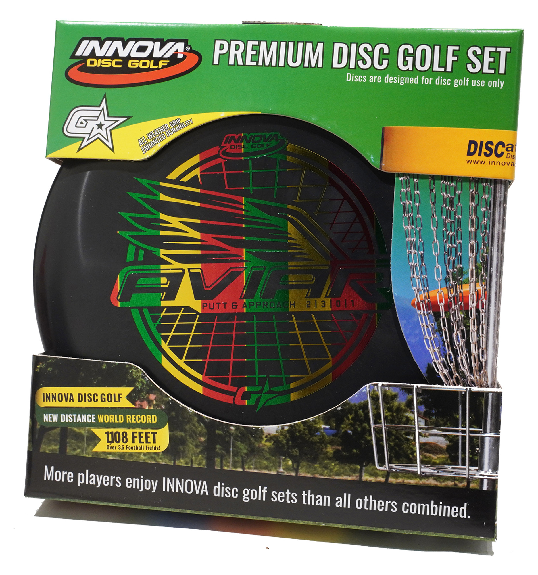 Innova Disc Golf DX 3 Disc Golf Set, Beginner-Friendly, Assorted Colours