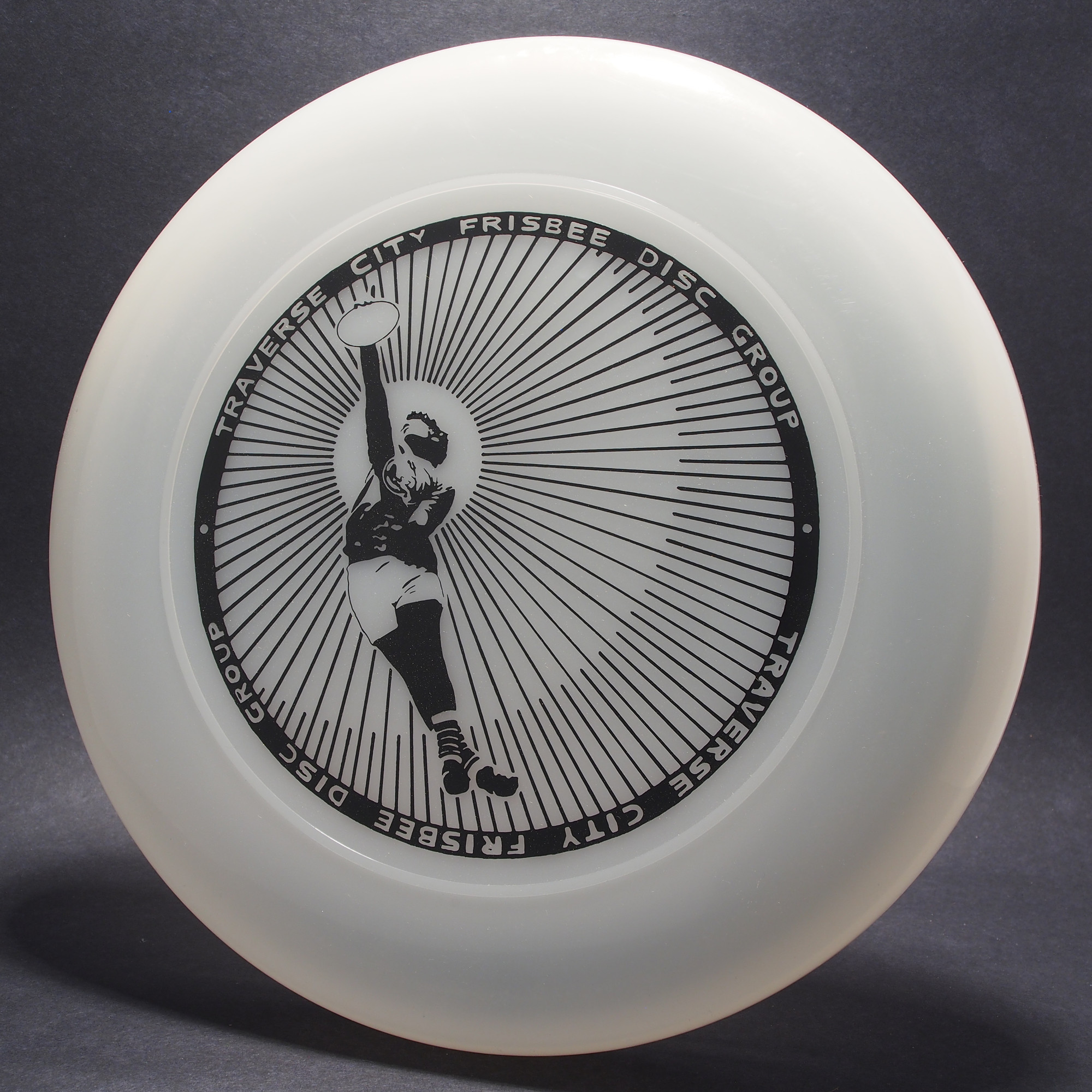 SkyStyler Traverse City Frisbee Disc Group Clear w/ Black Matte NT