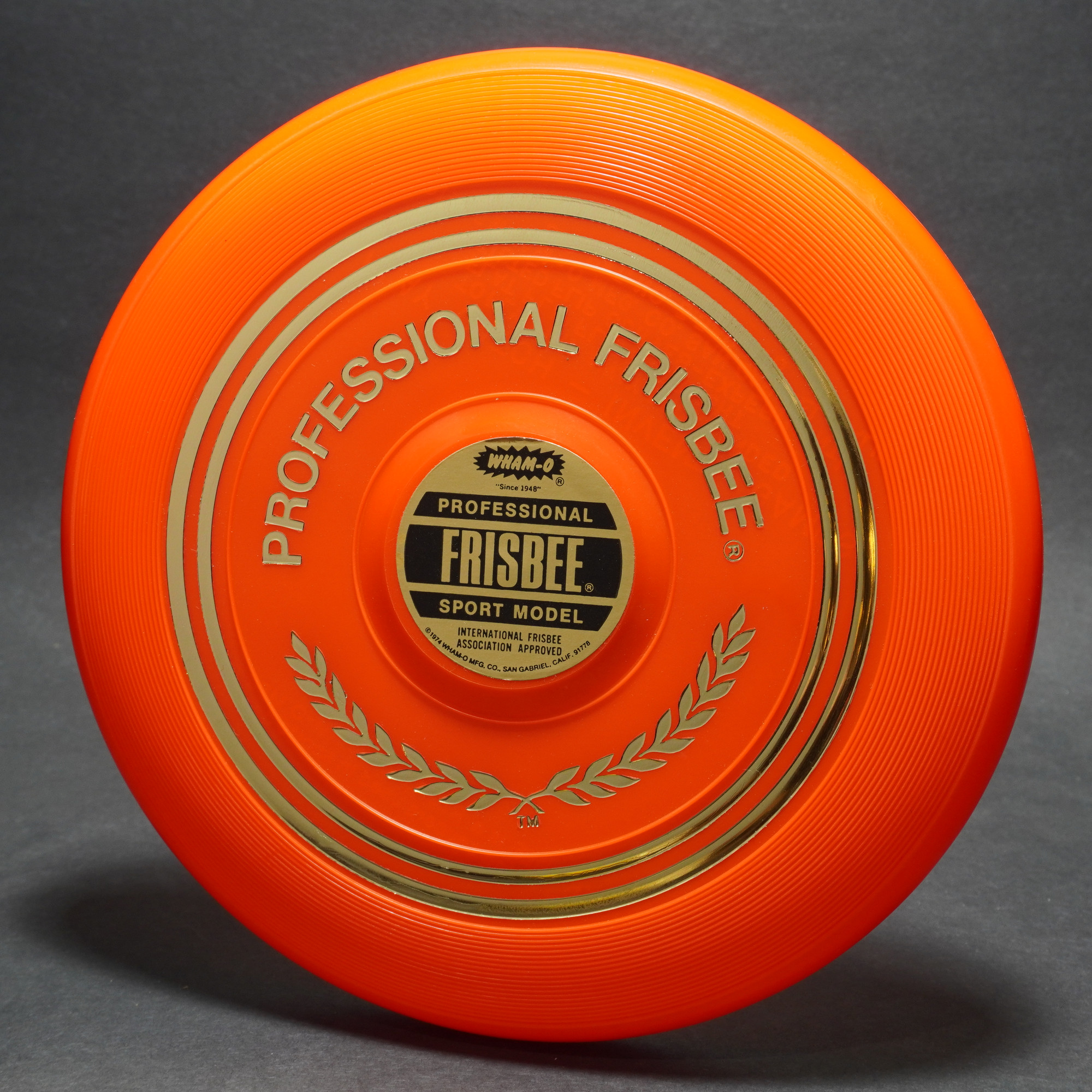 Indføre vask interview Classic Wham-O Pro Model Mold 15 Orange w/ Label - THE WRIGHT LIFE ACTION  SPORTING GOODS STORE