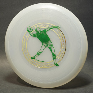 Wham-O North American Series Disc (50 Mold) '77 Clear w/ Green Bird