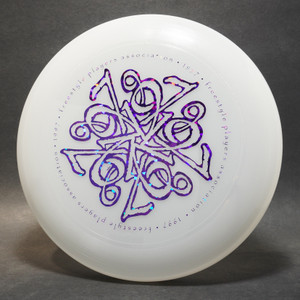 Wham-O World Class Frisbee (82 E) Freestyle Players Association '97 Purple Stamp