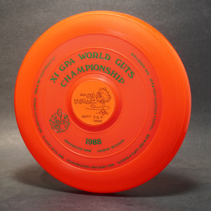 Wham-O Pro Model (15 Mold)  - XI GPA World Guts Championships w/ Paper Label