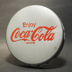 Spinning Bottlecap Toy w/ Raised Coca-Cola Embossed Logo